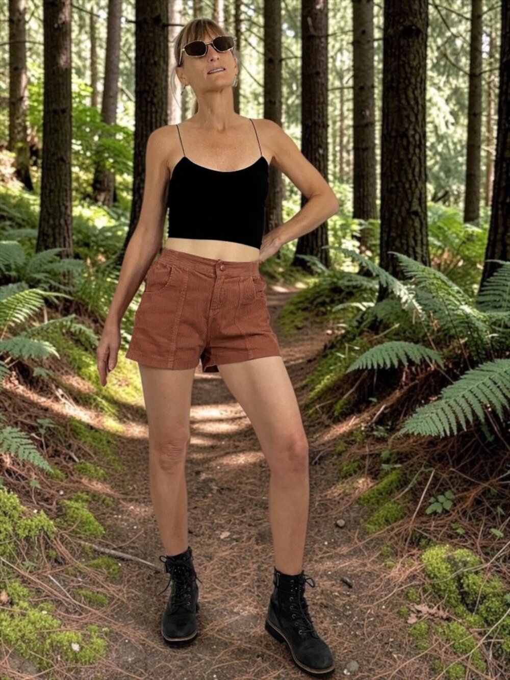 Faherty Sleepaway Corduroy Shorts XS Clay Brown Zip Fly Cotton Gorpcore